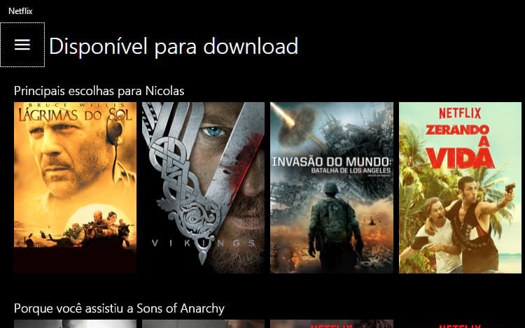 Netflix lança suporte para download no Windows 10