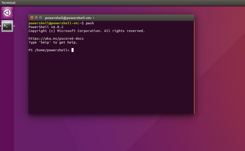 PowerShell Core para o Linux como Snap