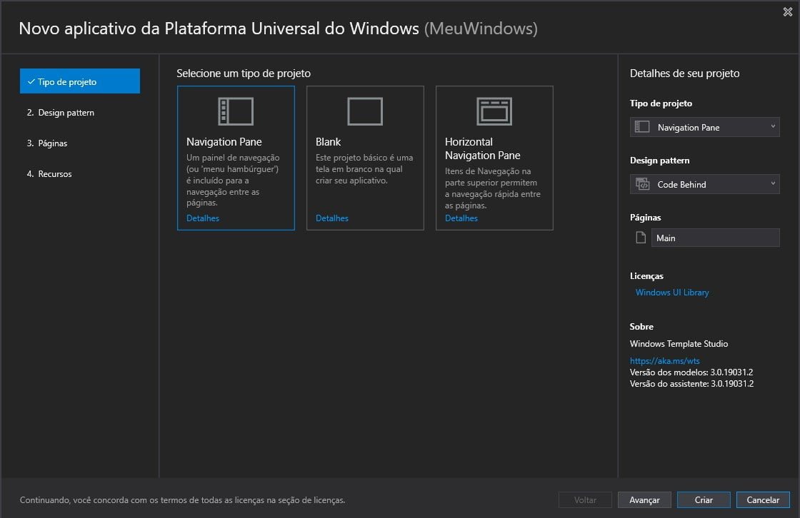 Windows Template Studio 3.0