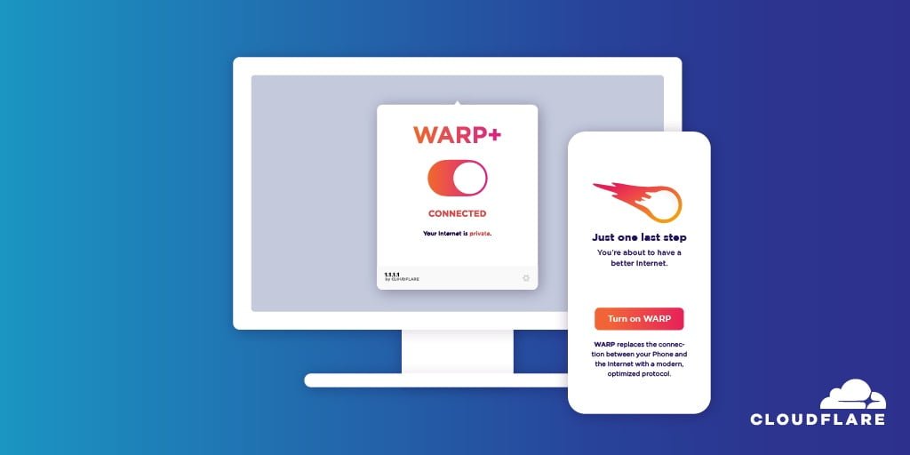 Cloudflare WARP para desktop e mobile